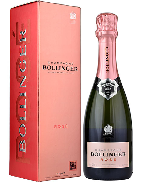 Bollinger Rose NV Champagne 37.5cl in Branded Box