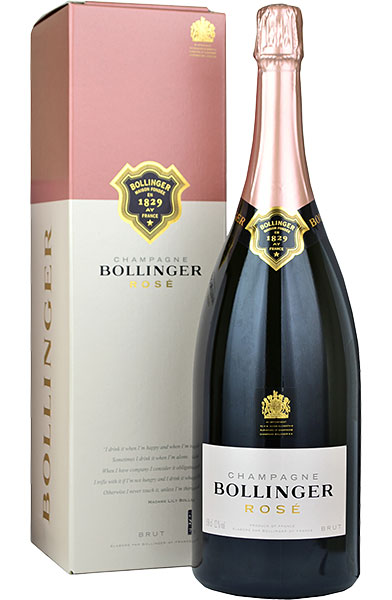 Bollinger Rose NV Champagne Magnum (1.5 litre) in Branded Box