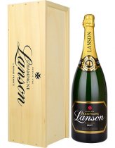 Lanson Black Label Brut NV Champagne Magnum (1.5 litre) in Wood Box