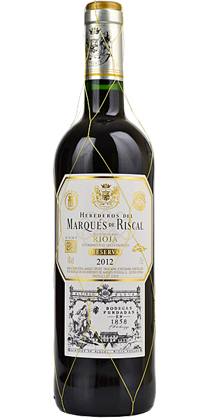 Marques De Riscal Rioja Reserva Red 2012 75cl
