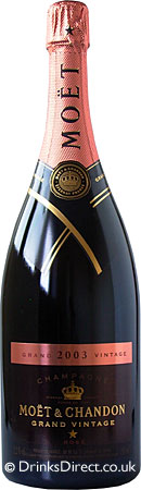 Moet & Chandon Grand Vintage Rose 2002 Champagne Magnum (1.5 litre)