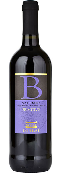 Primitivo Salento, Boheme 2018 6 x 75cl