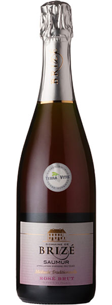 Sparkling Saumur Brut Rose NV, Domaine de Brize 6 x 75cl