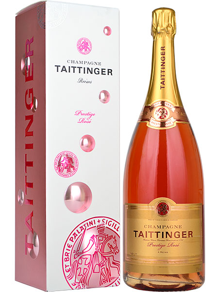 Taittinger Brut Prestige Rose NV Magnum (1.5 litre) in Taittinger Box