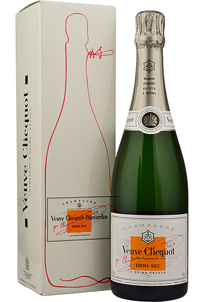 Veuve Clicquot Demi-Sec NV Champagne 75cl in Veuve Box